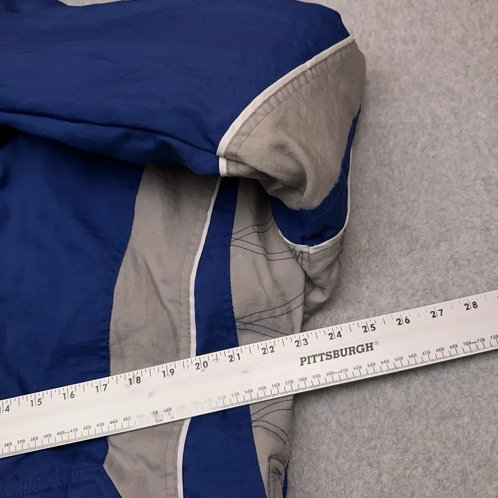 STARTER Kentucky Wildcats Puffer Jacket Men's Small Blue Hooded Windbreaker Hood
